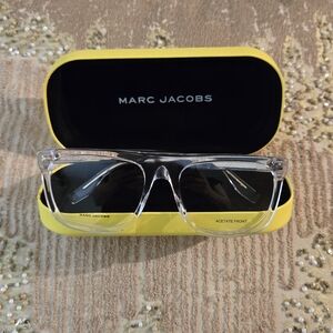 Marc Jacobs Transparent Glasses Have Clear Lenses